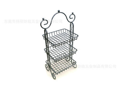 东莞市精明铁线五金制品 专业打造高品质金属水果篮与工艺品